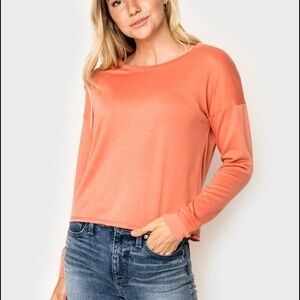- NWT Heather by bordeaux long sleeve top